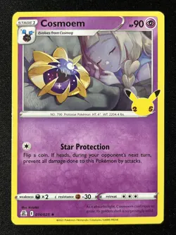 Cosmoem 014/025 Celebrations Pokemon 25th Anniversary Holo Pokemon TCG Card - Image 1