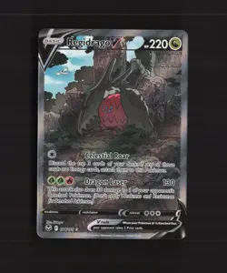 Regidrago V 184/195 Silver Tempest Alt Art Ultra Rare Holo Pokemon Card NM - Image 1