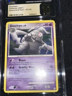 Pokemon 2007 Diamond & Pearl Dusclops 47/130 CGC PRISTINE 10 - Image 1