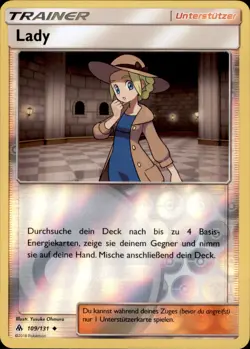 Pokemon 109/131 Lady - Reverse Holo - Grauen der Lichtfinsternis - Image 1