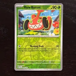 Mow Rotom 008/142 Pokemon Stellar Crown Scarlet & Violet Reverse Holo Common NM - Image 1