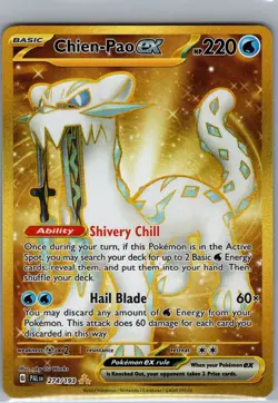 Chien-Pao ex 274/193 - Pokemon TCG SV02: Paldea Evolved - Gold Secret Rare (NM) - Image 1
