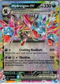 Hydreigon ex 119/191 - Pokemon TCG SV08: Surging Sparks - Double Rare (NM) - Image 1