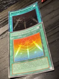 Swords of Revealing Light LOB-101 YuGiOh Card Sir - Image 3
