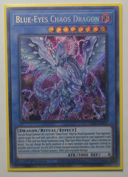 Blue-Eyes Chaos Dragon LDS2-EN017 (Secret Rare) 1st Edition Yugioh! Trading Card - Image 1