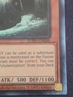 yugioh king of the swamp CR collector's rare jush-en046 jush - Image 5