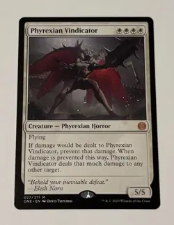 MTG Phyrexian Vindicator - Phyrexia: All Will Be One Regular LP - Image 1
