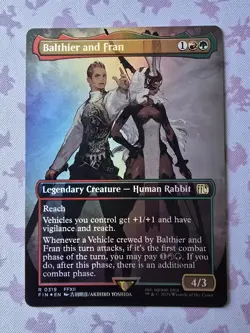 Balthier and Fran (0319) (Borderless) Final Fantasy Foil - Image 1