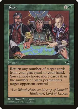 Reap 1x MtG Tempest TMP SP/NM - Image 1