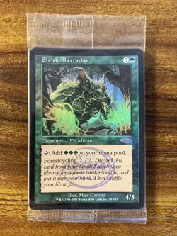 MTG✨Sealed 5x ELVISH ABERRATION FOIL SET (Arena)✨DCI-Arena Promos 2003 MINT Rare - Image 1