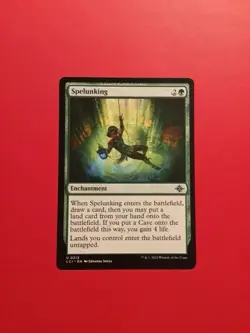 MTG 1x Spelunking -NM- The Lost Caverns of Ixalan - Image 1