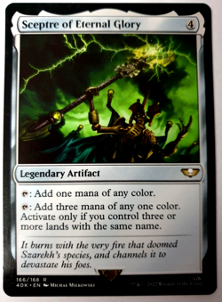 MTG Warhammer 40K - Sceptre of Eternal Glory - Rare - 166 NM - Image 1