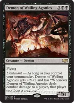MTG - DEMON OF WAILING AGONIES - Commander 2014 (R) - Image 1