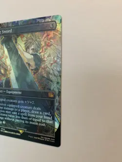 Buster Sword- FOIL(Mythic Borderless) #351 Final Fantasy MTG Near Mint - Image 3