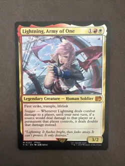 Lightning, Army of One 0233 Final Fantasy MTG NM/M Condition - Image 1