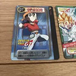 Dragon Ball Carddass Pan Son Goku Card Collectible Used - Image 3