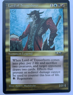 LORD OF TRESSERHORN - MAGIC THE GATHERING - ALLIANCES - RARE - Image 1