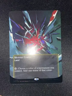 Meteor Crater (Borderless) (Galaxy Foil) Edge of Eternities: Stellar Sights Foil - Image 2