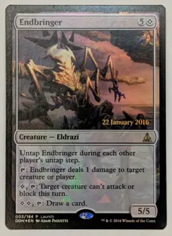 MTG - Endbringer FOIL - Prerelease Launch Promo NM - Image 1