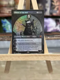 MTG *Liliana of the Veil Borderless Foil X1* (NM) Dominaria United Magic - Image 1