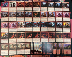 MTG - RED VAMPIRE AGGRO DECK - COMBAT CELEBRANT, FALKENRATH MARAUDERS, IVORA ~ - Image 1