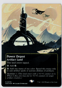 Power Depot (Borderless) Foil (Edge of Eternities: Stellar Sights 79 - Image 1