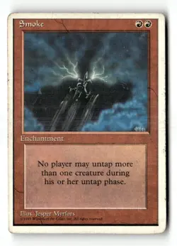 MTG Smoke - 4th Edition Heavily Played English - Image 1