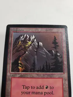 MTG Mountain (C) Beta Edition Magic the Gathering TCG Card LP - Image 2