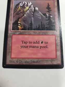 MTG Mountain (C) Beta Edition Magic the Gathering TCG Card LP - Image 3