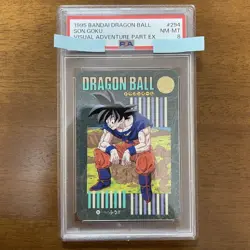 Dragon Ball Carddass Visual Adventure PSA8 Card 294 Collectible - Image 1