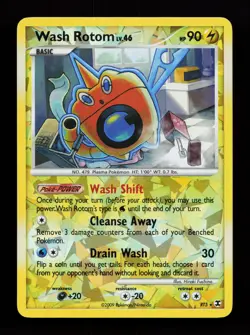 Wash Rotom RT5 Ultra Rare Rising Rivals Cracked ICE Pokemon Card - Image 1