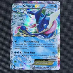 Pokemon Card • Greninja EX XY20 • X&Y Black Star Promo • Half Art Rare - Image 1