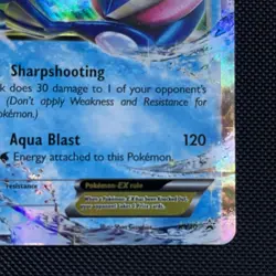 Pokemon Card • Greninja EX XY20 • X&Y Black Star Promo • Half Art Rare - Image 4