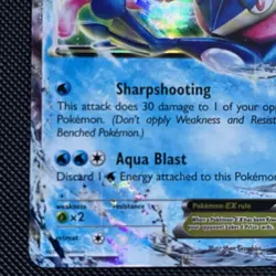 Pokemon Card • Greninja EX XY20 • X&Y Black Star Promo • Half Art Rare - Image 5