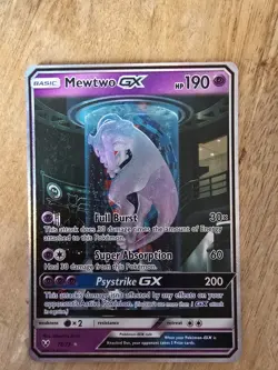Pokemon Mewtwo GX TCG Secret Rare Card Shining Legends 78/73 - LP - Image 3