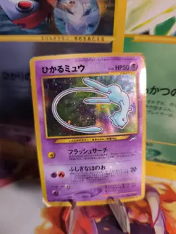 Pokemon Karte Card Mew Corocoro Promo Neo Destiny Shining Holo Wotc japanese LP - Image 1