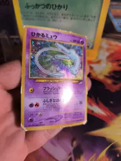 Pokemon Karte Card Mew Corocoro Promo Neo Destiny Shining Holo Wotc japanese LP - Image 3