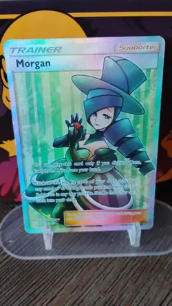 MORGAN Team Up Series POKEMON Full-Art 2019 Holo TRAINER Trading Card 178/181 - Image 1