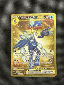 Pokemon Paldea Evolved - Quaquaval Ex - 273/193 - GOLD Full Art Rare - M/NM - Image 2