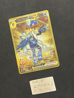 Pokemon Paldea Evolved - Quaquaval Ex - 273/193 - GOLD Full Art Rare - M/NM - Image 3