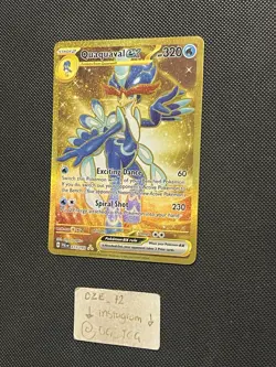 Pokemon Paldea Evolved - Quaquaval Ex - 273/193 - GOLD Full Art Rare - M/NM - Image 4