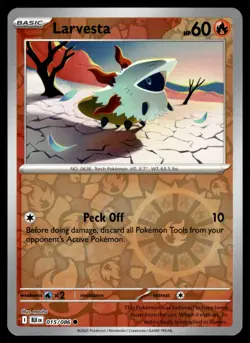 LARVESTA [FOIL] - 015/086 - BLACK BOLT BLK REVERSE HOLO ENGLISH - NM - Image 1