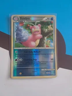 Slowbro 38/90 Reverse Holo Heart Gold Soul Silver Undaunted Pokemon Trading Card - Image 1