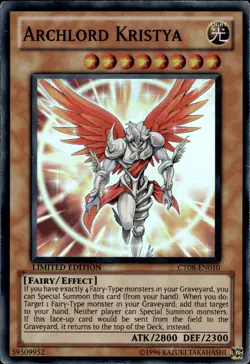 Archlord Kristya - Super Rare Limited Edition CT08-EN010 - MP - YuGiOh - Image 1