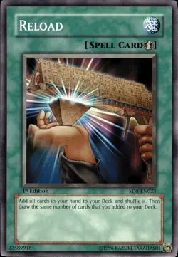 Reload - 1st Edition SD8-EN023 - LP - YuGiOh - Image 1