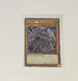 Yu-Gi-Oh! Dark Magician #RA04-EN106 Platinum Secret Rare 1st Ed (NM) 7th Art - Image 1