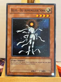 Helios - Die Ursprungliche Sonne WC6-DE002 Super Rare Deutsch NM YUGIOH - Image 1