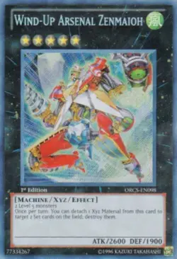 Yugioh-Wind-Up Zenmaioh-Secret Rare-1st Edition-ORCS EN098 (LP) - Image 1