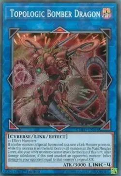 Yugioh-Topologic Bomber Dragon-Secret Rare-1st Edition-COTD EN046 (LP) - Image 1
