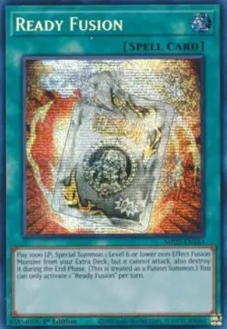 Yugioh-Ready Fusion-Secret Rare-1st Edition-MP22 EN163 (NM) - Image 1